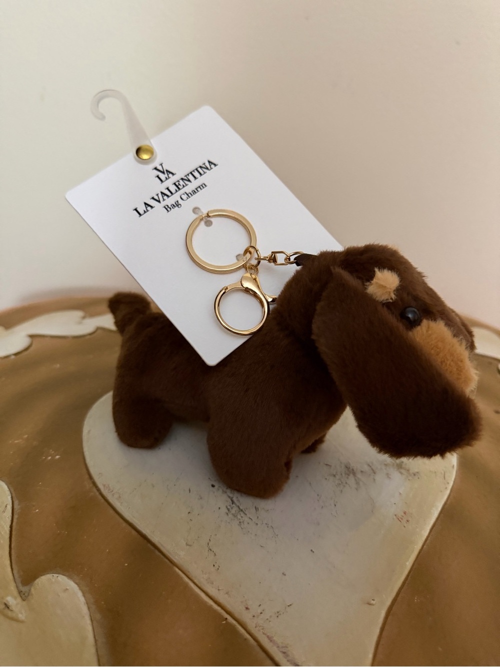 La Valentina Dachshund Bag Charm or Keychain